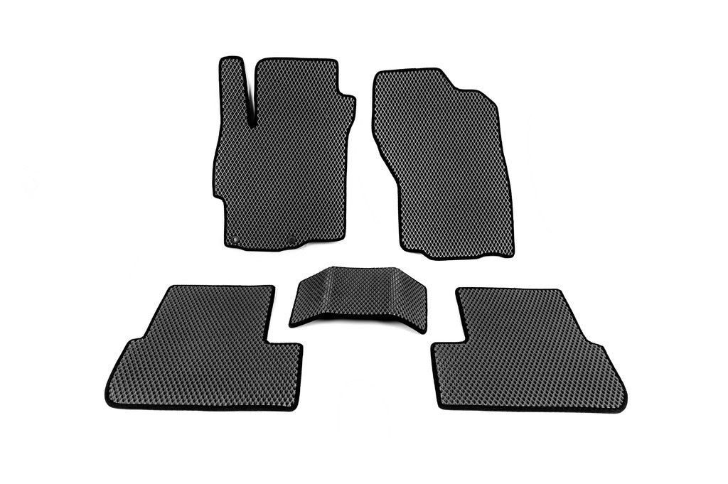 EVA Polyurethane Car Floor Mats, Black for Mitsubishi Lancer X 2008- - image 1