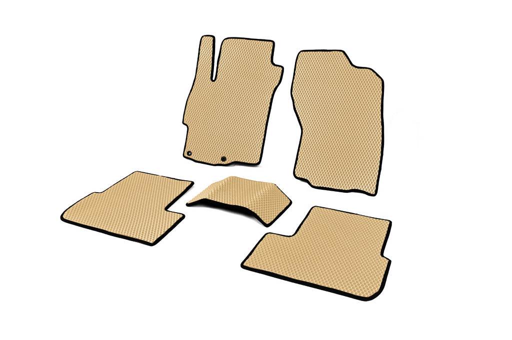 Mats (EVA, Beige) for Mitsubishi Lancer X 2008↗ - Reelken Auto