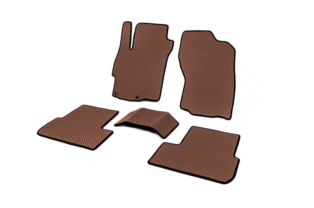 Mats (EVA, Brown) for Mitsubishi Lancer X 2008↗ - Reelken Auto