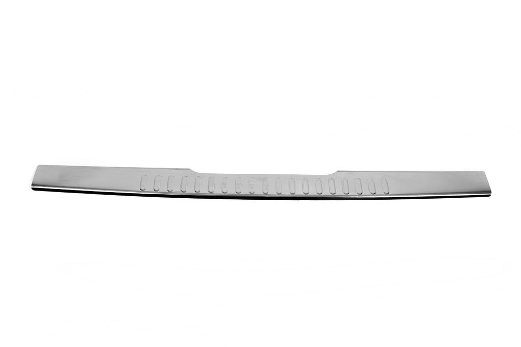 Rear bumper protector with lip (Carmos V1, stainless steel) for Mercedes Vito W639 2004-2014 - image 2