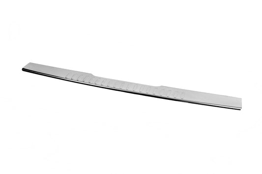 Rear bumper protector with lip (Carmos V1, stainless steel) for Mercedes Vito W639 2004-2014 - image 1