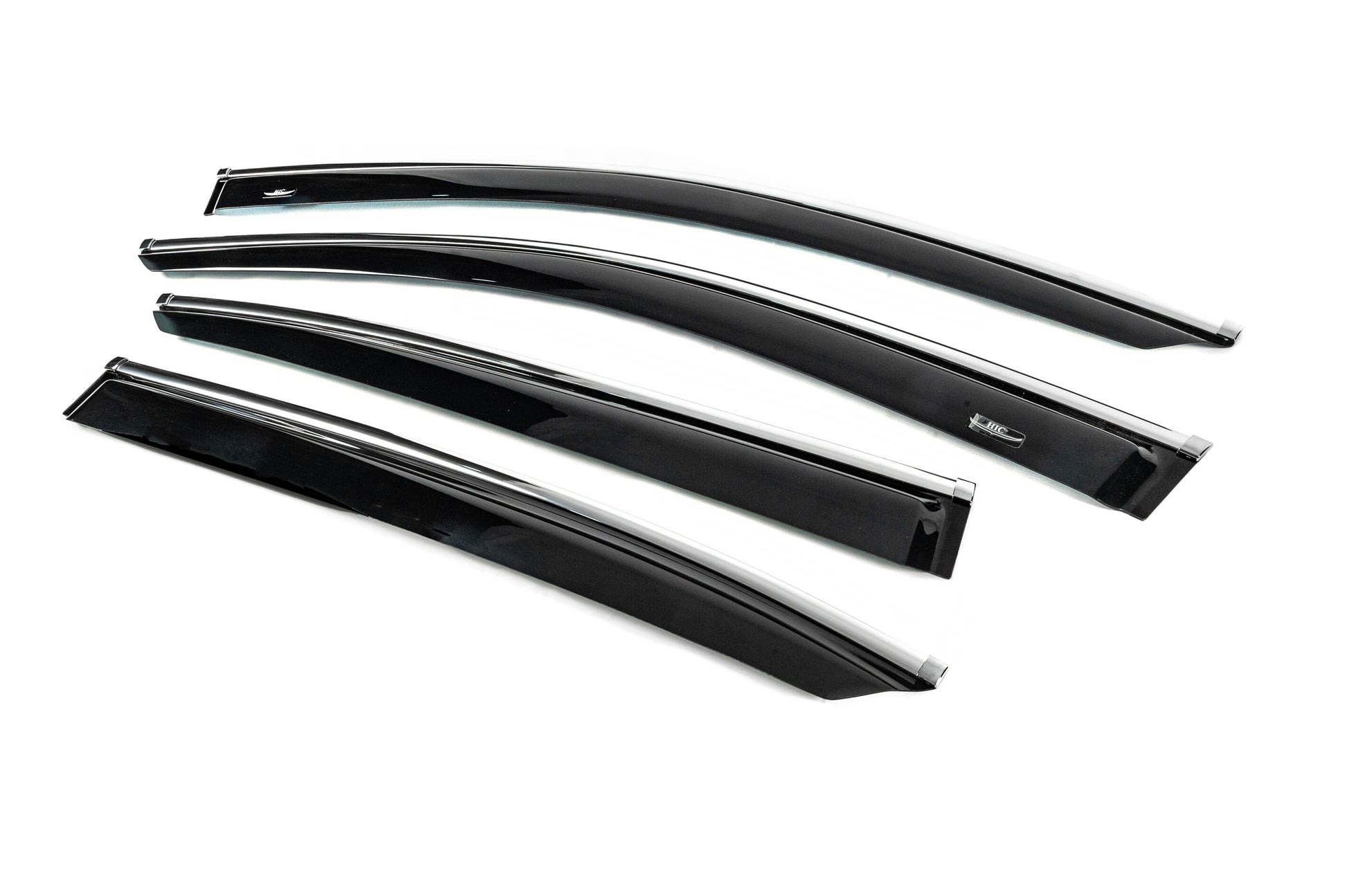 Window Deflectors SD with Chrome Trim for USA (4 pcs, HIC) for Honda Accord IX 2013-2017 - image 2