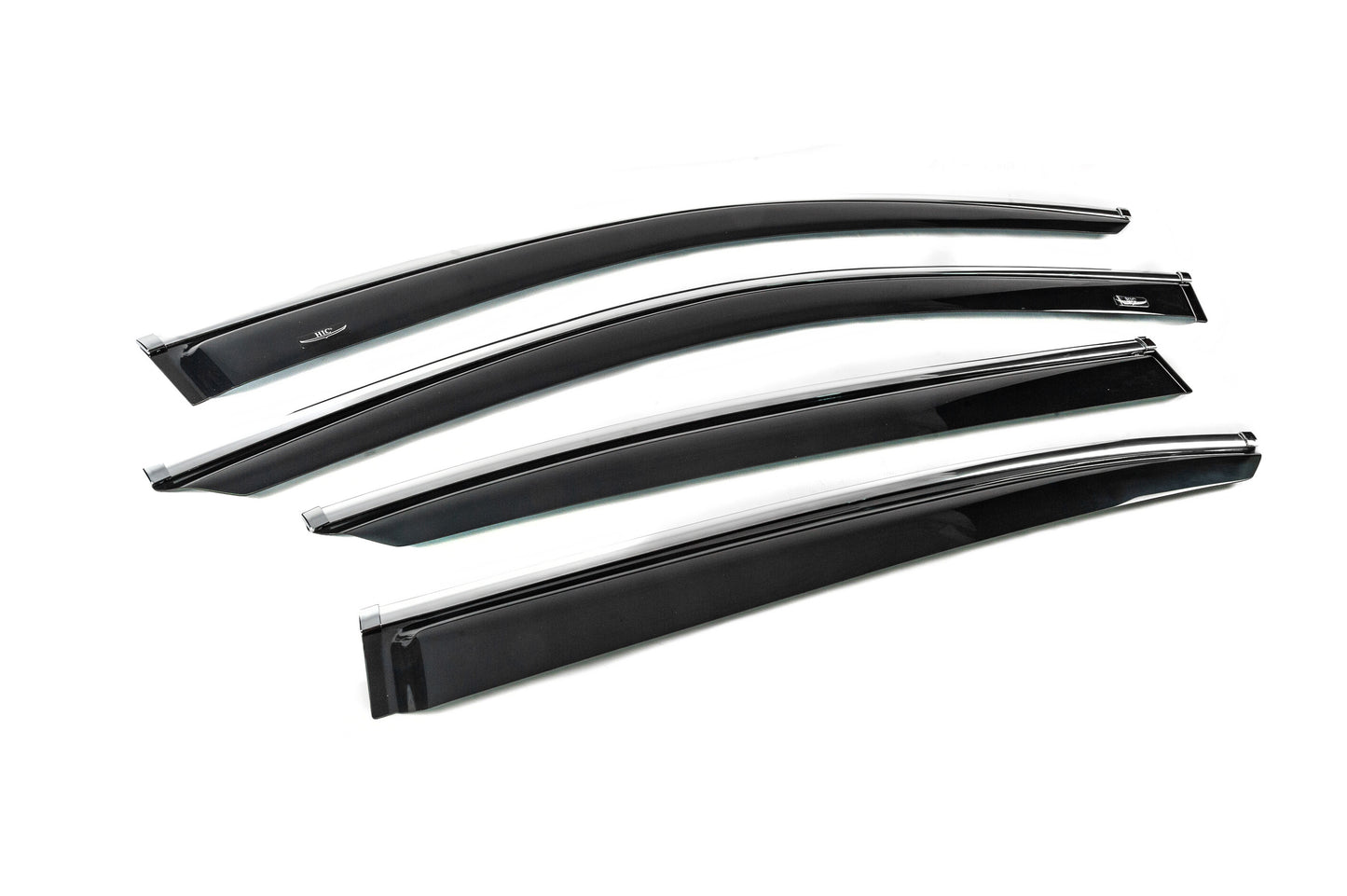 Window Deflectors SD with Chrome Trim for USA (4 pcs, HIC) for Honda Accord IX 2013-2017 - image 3