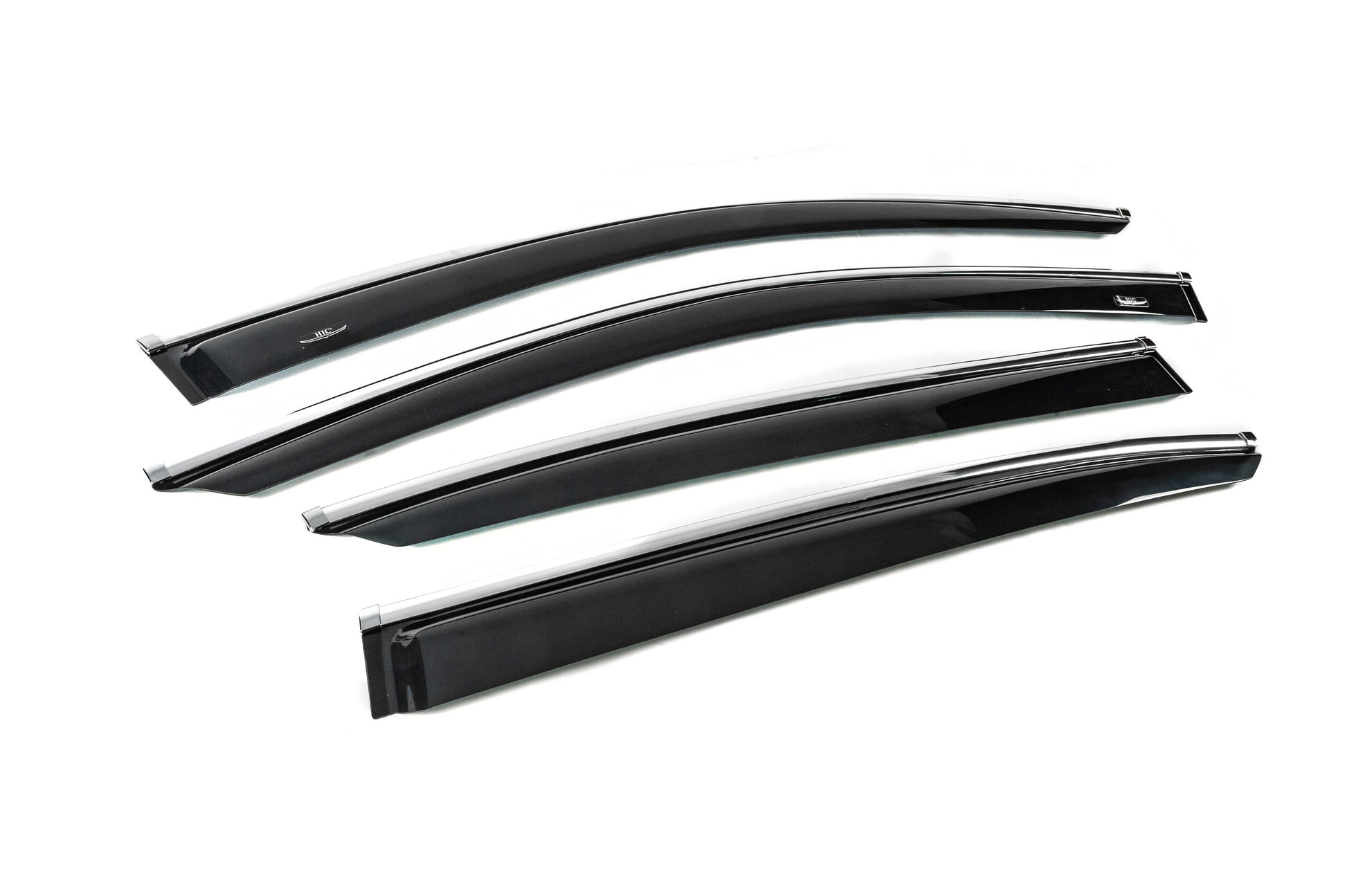 Window Deflectors SD with Chrome Trim for USA (4 pcs, HIC) for Honda Accord IX 2013-2017 - image 3