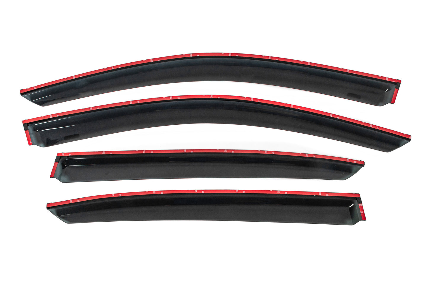 Window Deflectors SD with Chrome Trim for USA (4 pcs, HIC) for Honda Accord IX 2013-2017 - image 4