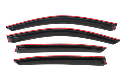 Window Deflectors SD with Chrome Trim for USA (4 pcs, HIC) for Honda Accord IX 2013-2017 - image 4