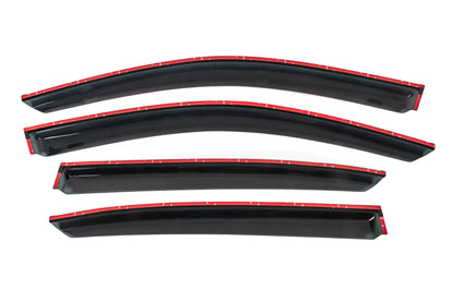 Window Deflectors SD with Chrome Trim for USA (4 pcs, HIC) for Honda Accord IX 2013-2017 - image 4