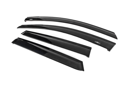 Window Deflectors HB (4 pcs, HIC) for Nissan Tiida 2011-2014 - image 2