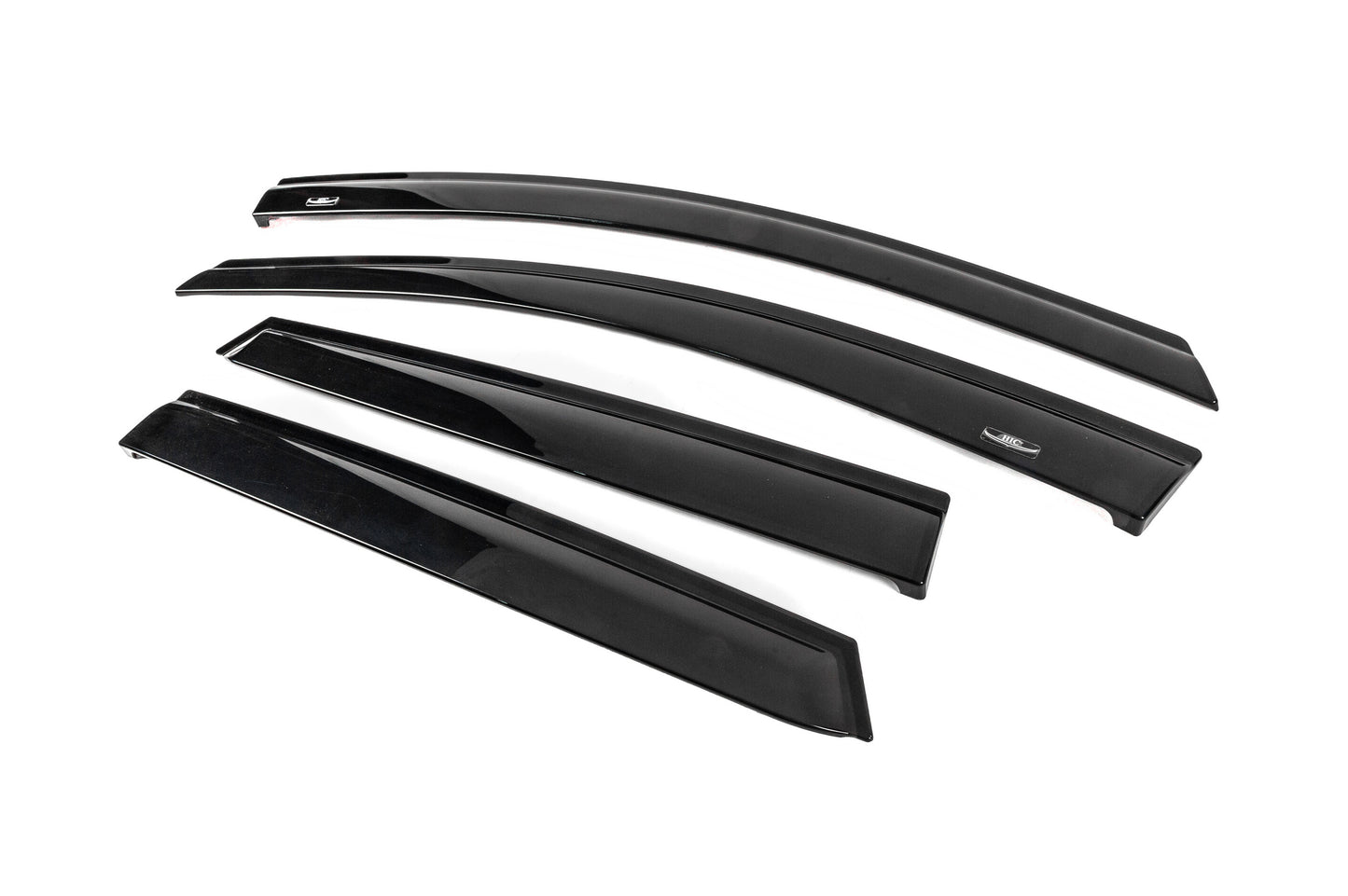 Window Deflectors HB (4 pcs, HIC) for Nissan Tiida 2011-2014 - image 2