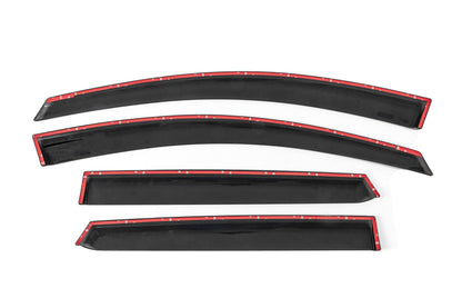Window Deflectors HB (4 pcs, HIC) for Nissan Tiida 2011-2014 - image 4