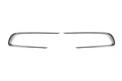 Covers for fog lights (2 pcs., stainless steel) for Fiat Tipo 2016↗ year - Reelken Auto