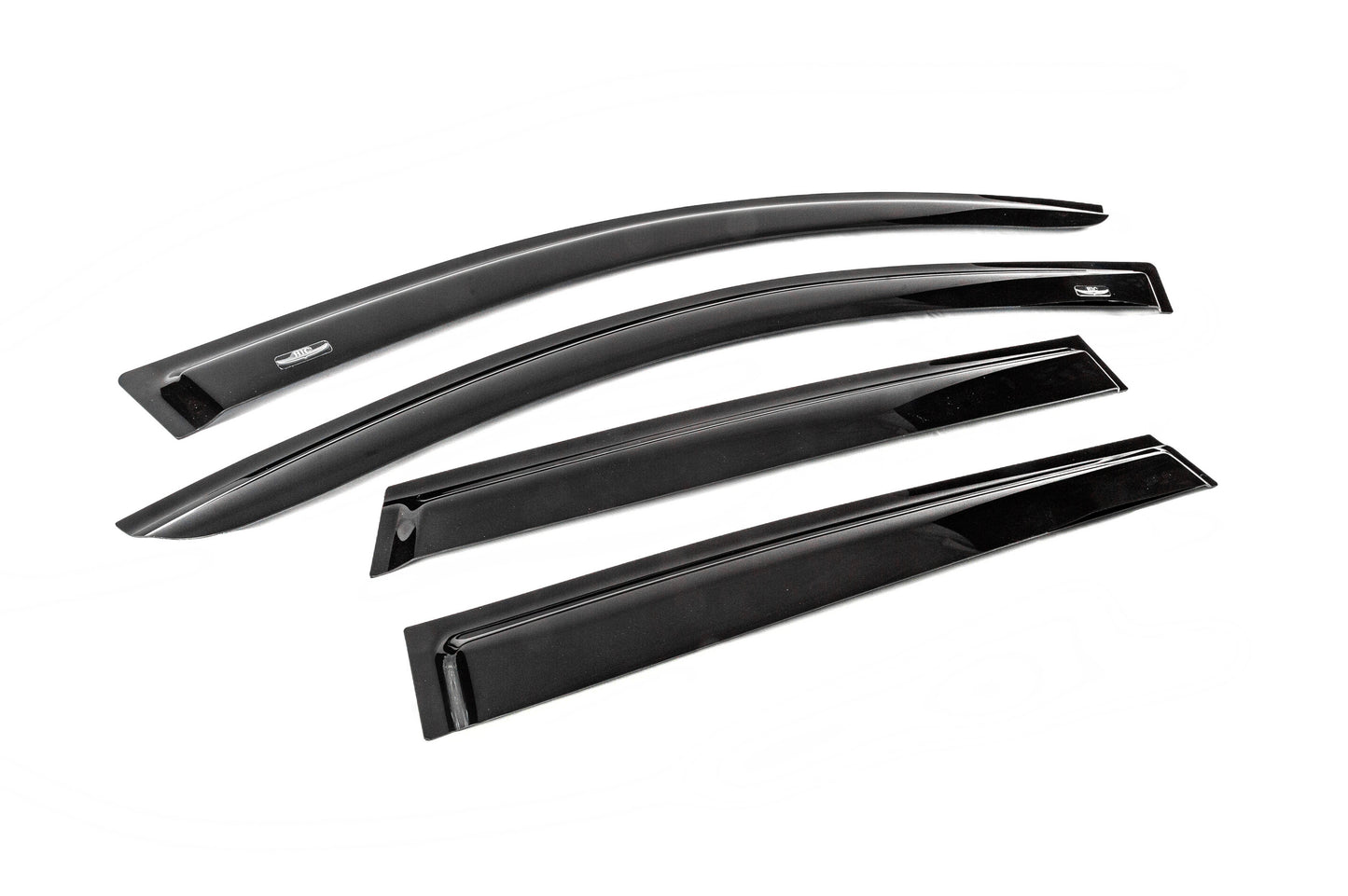 Window deflectors for 7-seater (4 pcs, HIC) for Nissan Qashqai 2007-2010 - image 3