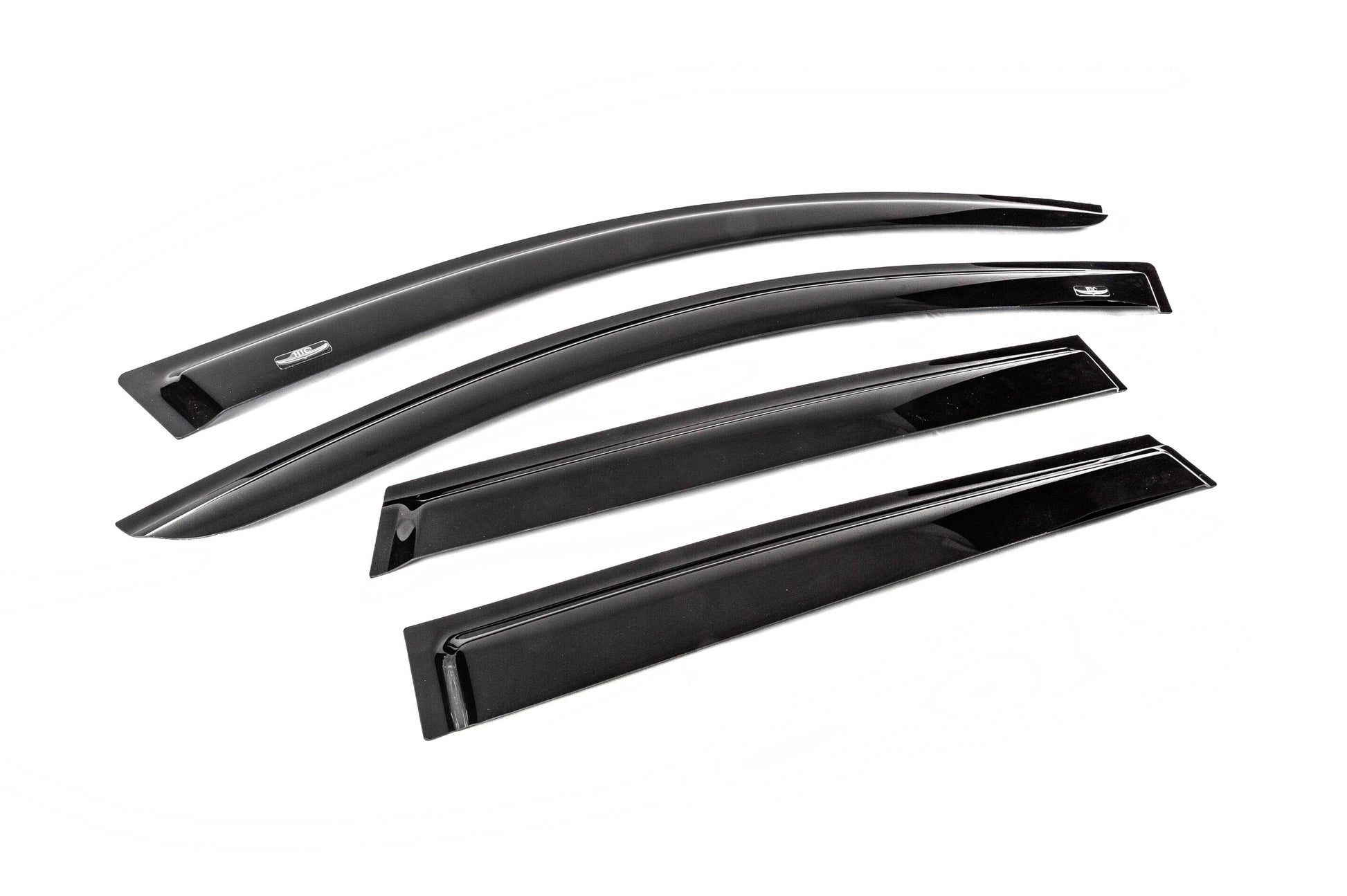 Window deflectors for 7-seater (4 pcs, HIC) for Nissan Qashqai 2010-2014 - image 3