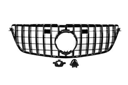 GT Panamericana Black front grille (for GL High) for Mercedes GL/GLS сlass X166 2012-2019 - image 2