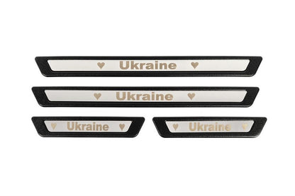 Door sill protectors Honda eNP1 (Ukraine, 4 pcs, stainless steel) for Honda eNP1 2022- - image 5