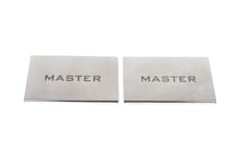 Interior door sill plates Carmos V1 (2 pcs, stainless steel) for Renault Master 1998-2010 - image 2