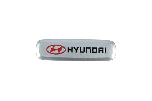 Aluminum Badge for Car Mats (1 pc) for Hyundai - image 1