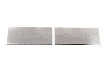 Interior door sill protectors Carmos V2 (2 pcs, stainless steel) for Peugeot Boxer 2006-2025 - image 2