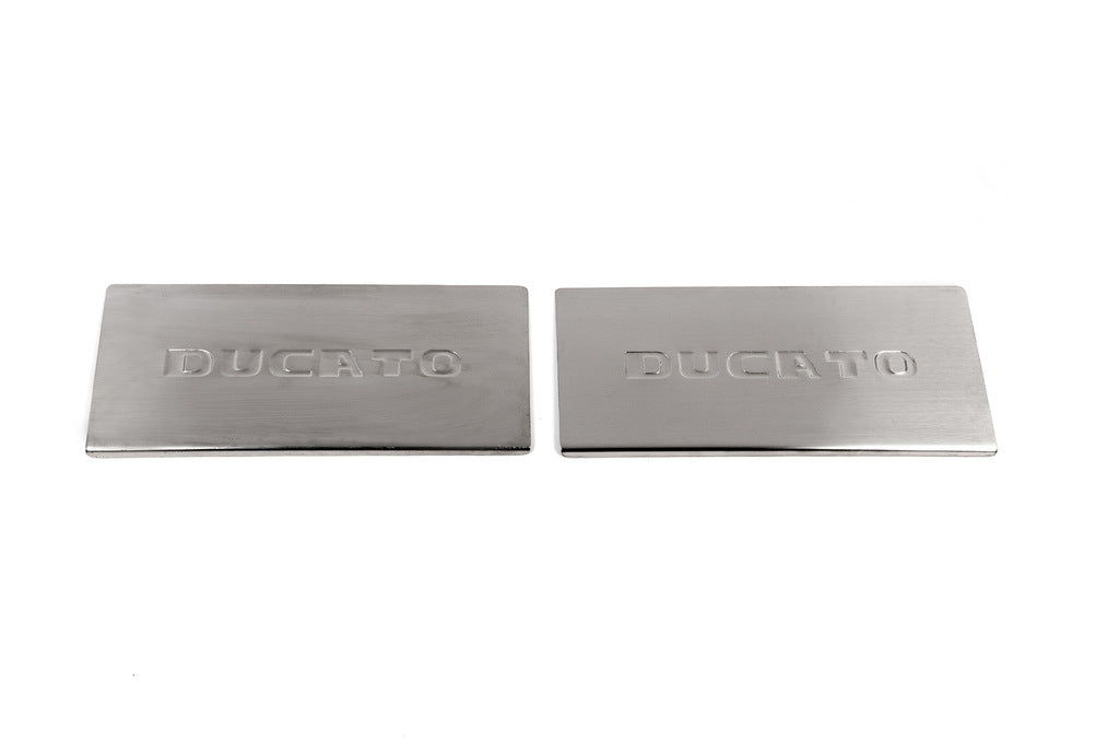 Interior door sill plates Carmos V2 (2 pcs, stainless steel) for Fiat Ducato 2006-2025 - image 2