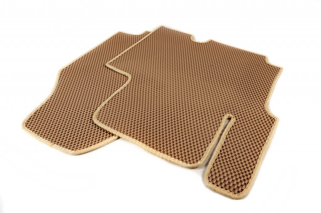 Rubber Floor Mats Carsuit (Beige) for Renault Trafic 2015- - image 2