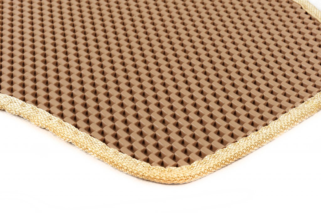 Rubber Floor Mats Carsuit (Beige) for Fiat Scudo 1996-2007 - image 3