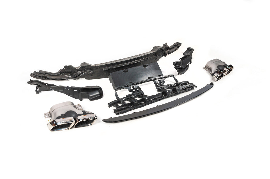 Body kit with full rear bumper (Black Mamba C63GT design) for Mercedes C-сlass W205 2014-2021 - image 16