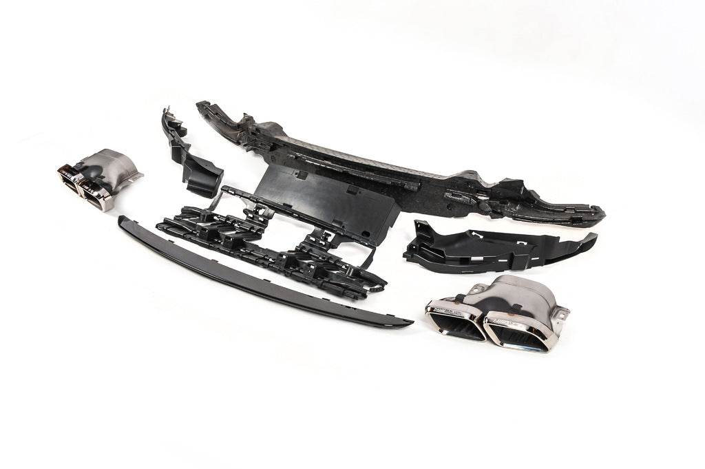 Body kit with full rear bumper (Black Mamba C63GT design) for Mercedes C-class W205 2014-2021 - Reelken Auto