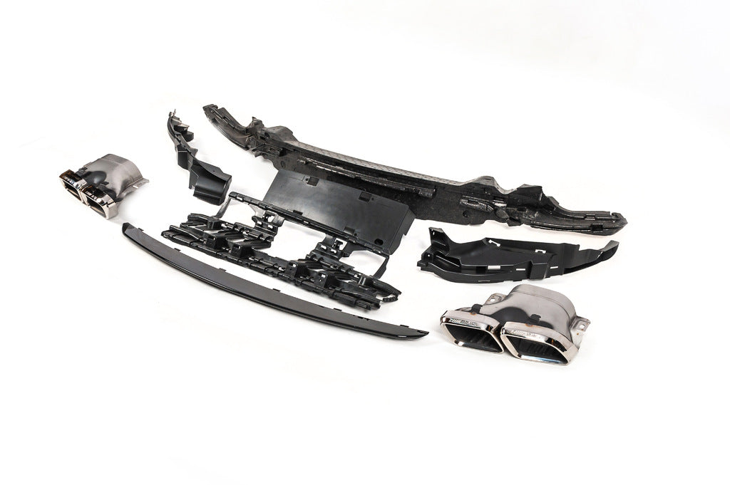 Body kit with full rear bumper (Black Mamba C63GT design) for Mercedes C-сlass W205 2014-2021 - image 17