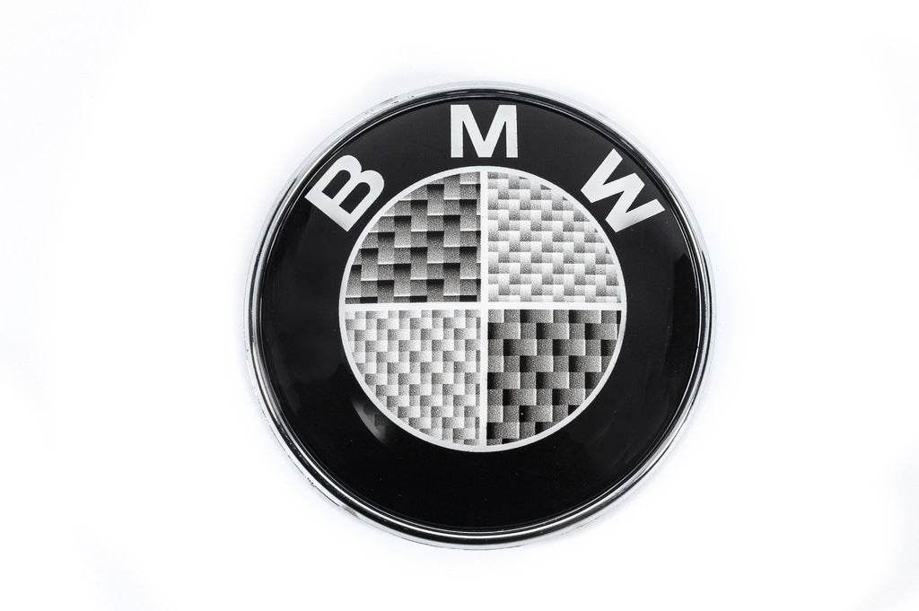 Emblem Carbon, Turkey (82mm) for BMW 5 series E-34 1988-1995 - Reelken Auto