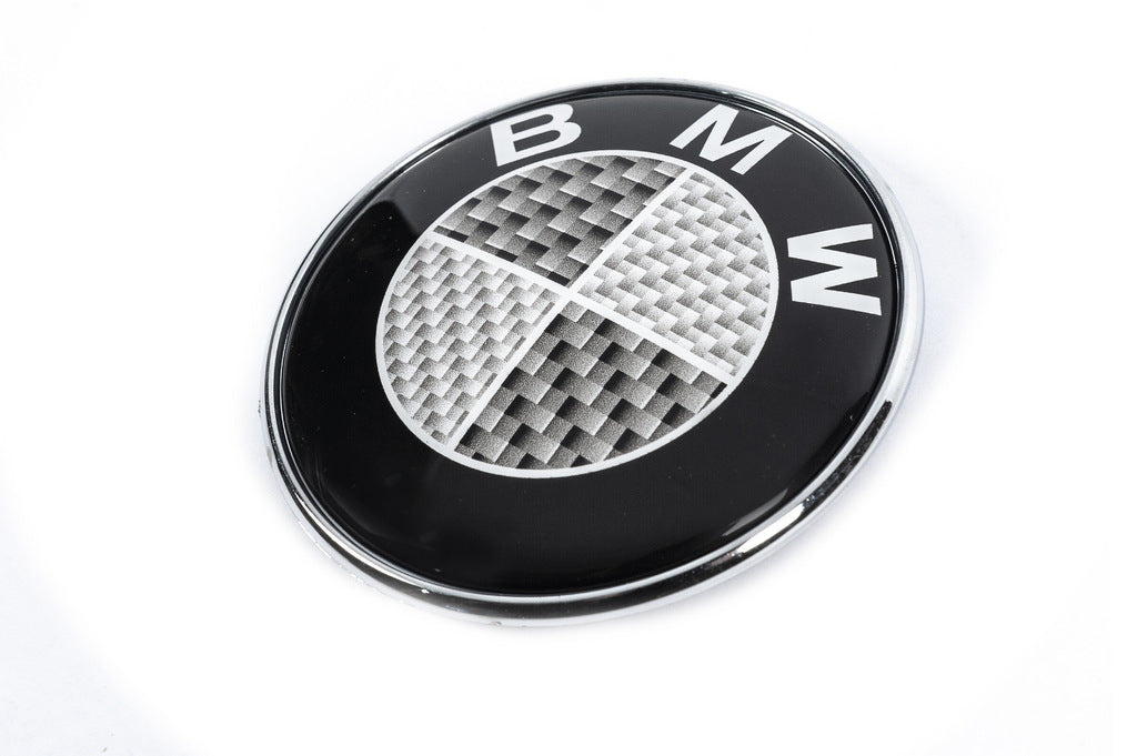 Carbon Emblem, Turkey (82mm) for BMW 5 Series E34 1988-1995 - image 1