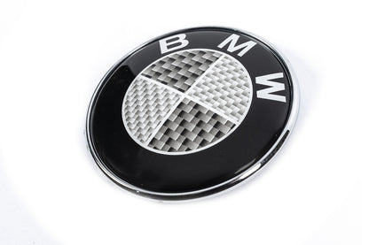 Carbon Emblem, Turkey (82mm) for BMW 5 Series E-34 1988-1995 - image 1