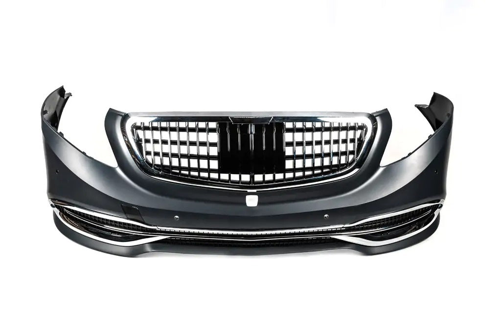 Maybach front bumper assembled for Mercedes Vito / V-class W447 2014↗ year - image 2
