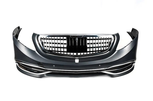 Maybach front bumper assembled for Mercedes Vito / V-class W447 2014↗ year - image 2