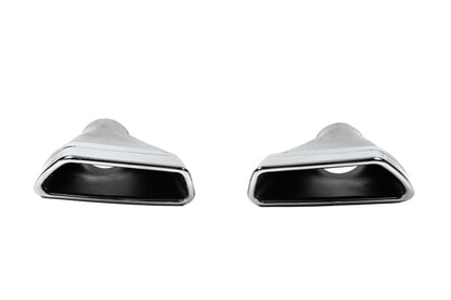 Exhaust tips in M-Tech style (for 2021+) for BMW 5 Series G30/31 2017-2023 - image 1