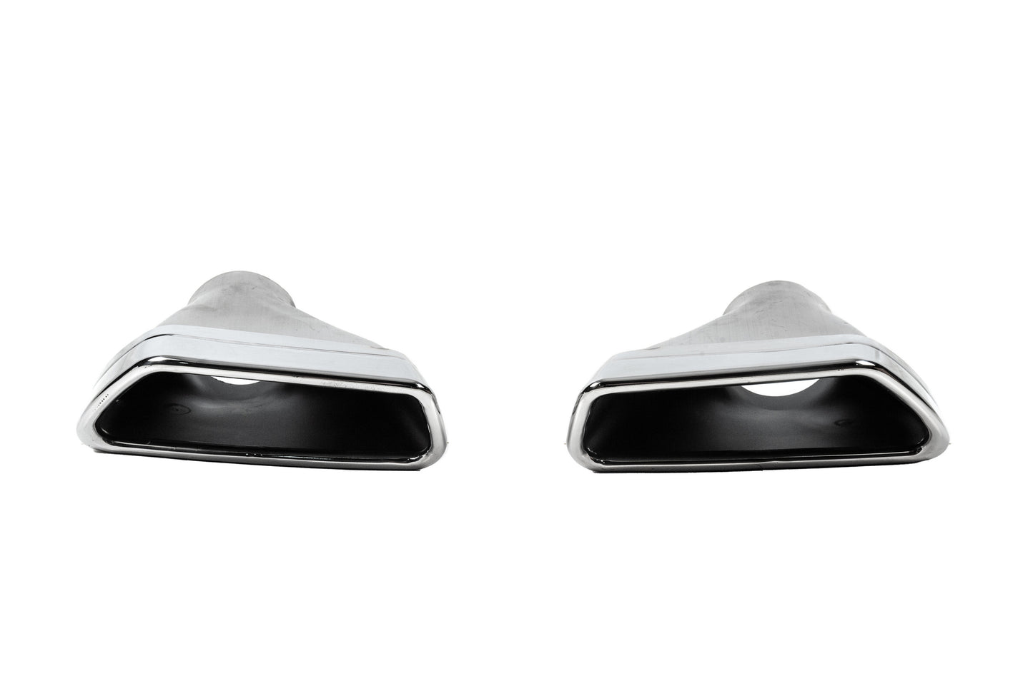 M-Performance Silver Exhaust Tips (2 pcs) for BMW 5 Series G30/G31 2017-2023 - image 1