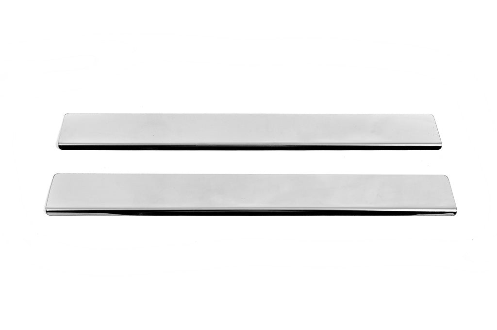 Door sill covers (2 pcs, steel, without logo) for Citroen Jumpy 2007-2017 - image 1