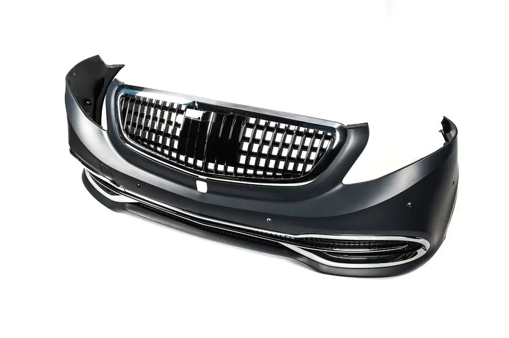 Maybach front bumper assembled for Mercedes Vito / V-class W447 2014↗ year - image 4