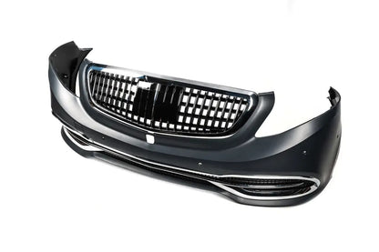Maybach front bumper assembled for Mercedes Vito / V-class W447 2014↗ year - image 4