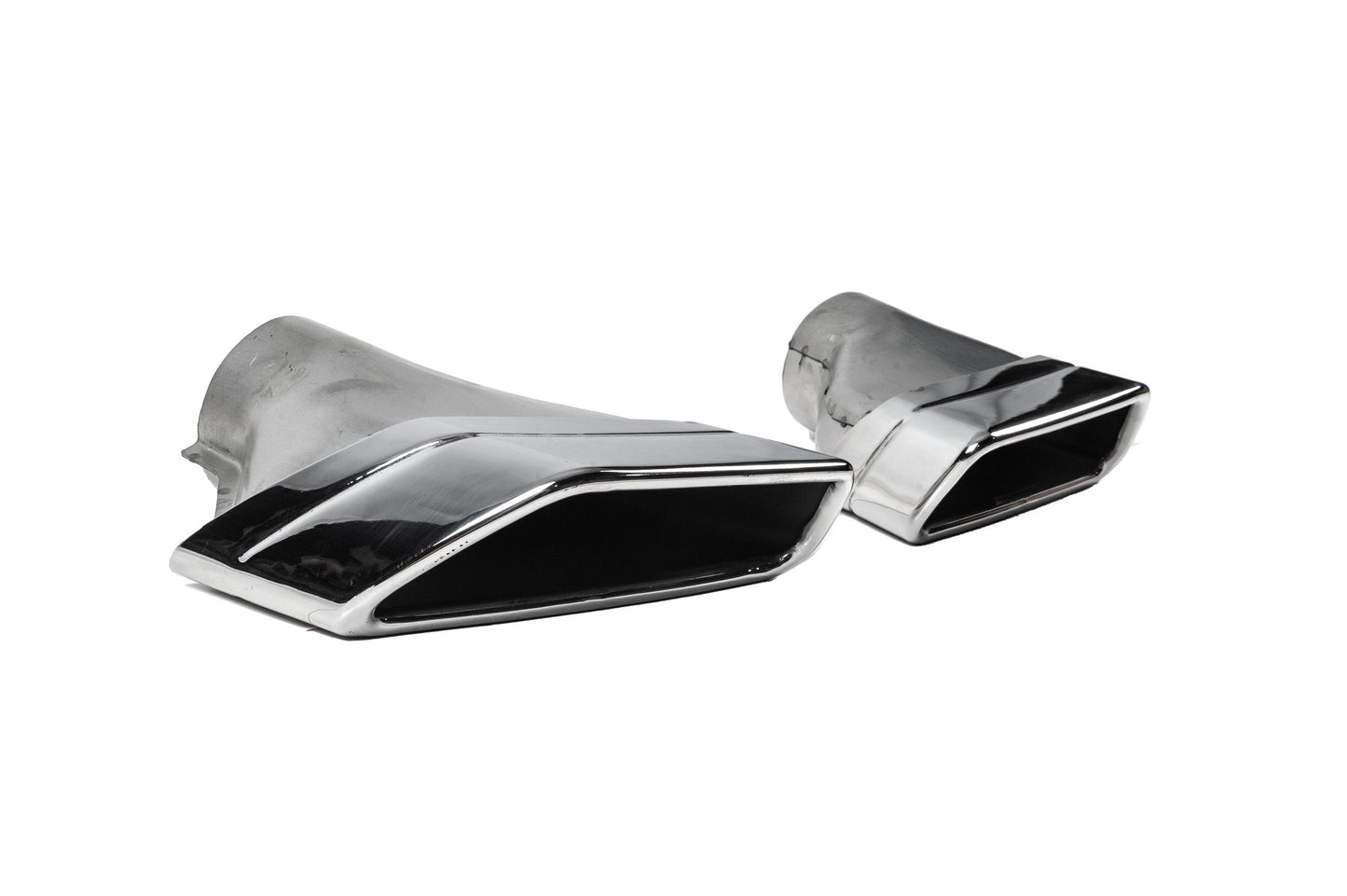 M-Performance Silver Exhaust Tips (2 pcs) for BMW 5 Series G30/G31 2017-2023 - image 3