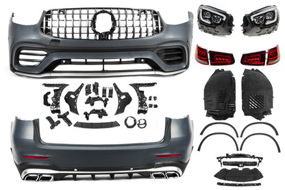 Facelift Kit to GLC63 2022 for Mercedes GLC X253 2015-2022 - image 2