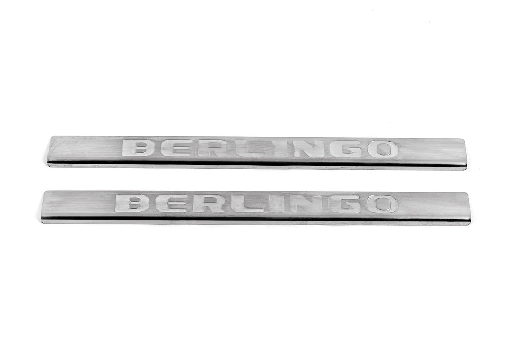 Door sills Carmos V2 (stainless) for Citroen Berlingo 2008-2018 - image 2