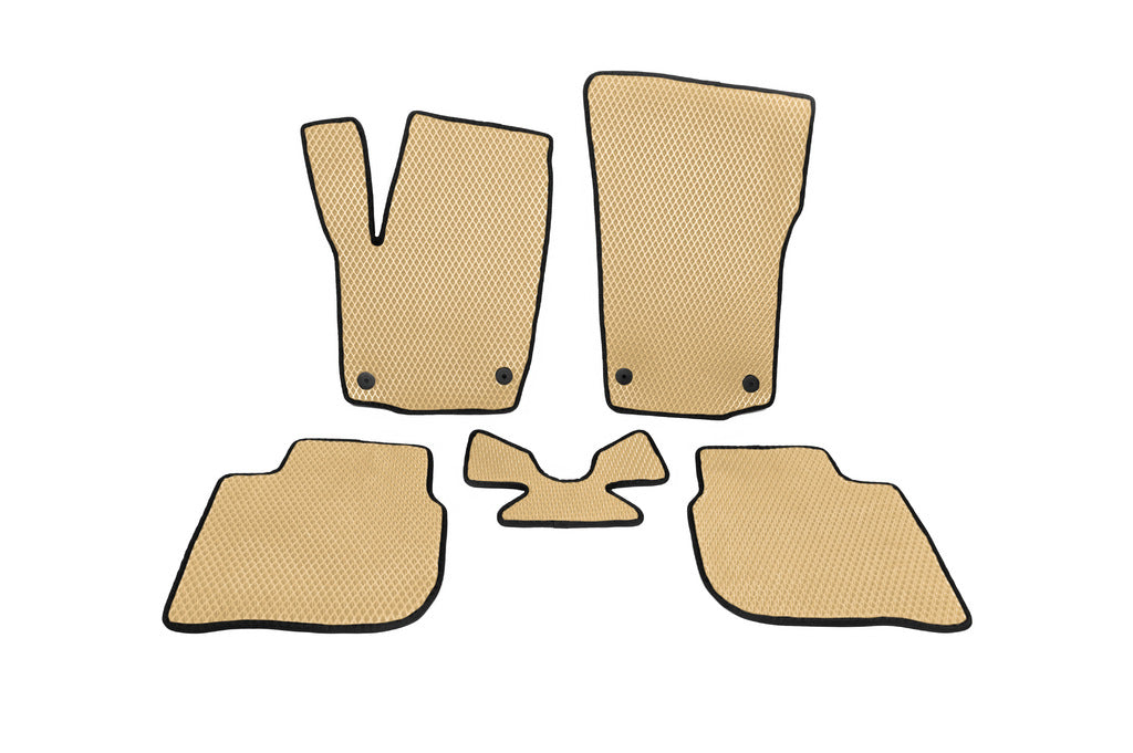 EVA Floor Mats (Beige) for Skoda Rapid 2012-2019 - image 1