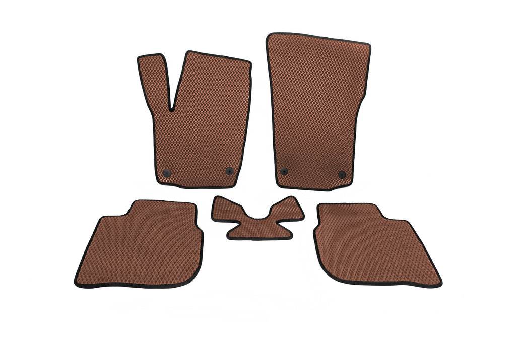 EVA mats (Brown) for Skoda Rapid 2012-2019 - Reelken Auto
