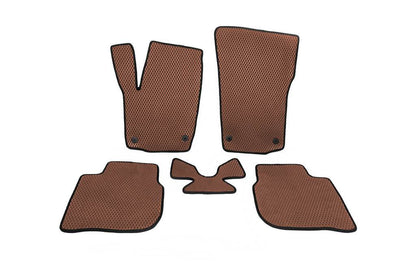 EVA mats (Brown) for Skoda Rapid 2012-2019 - Reelken Auto
