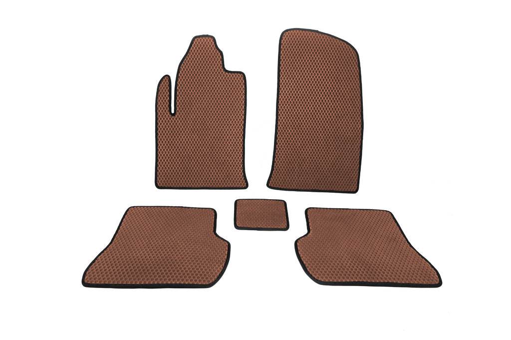 EVA mats (brown) for Ford Fiesta 2002-2008 - Reelken Auto