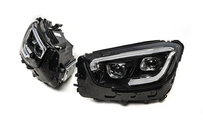 Front Headlights MULTIBEAM LED (2 pcs) for Mercedes GLC coupe C253 2016-2023 - image 3