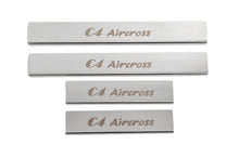 Carmos Door Sill Protectors (4 pcs, Stainless Steel) for Citroen C-4 Aircross 2012-2017 - image 1