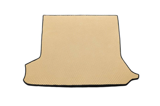 Trunk mat without rear seats (EVA, Beige) for Toyota Land Cruiser 70 - Reelken Auto