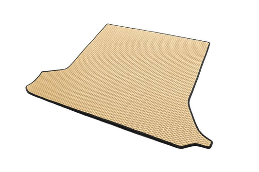Trunk mat without rear seats (EVA, Beige) for Toyota Land Cruiser 70 - Reelken Auto