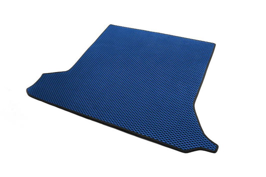 Trunk mat without rear seats (EVA, Blue) for Toyota Land Cruiser 70 - Reelken Auto